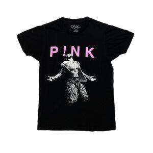 P!NK 2023 Tour Short Sleeve Black T-Shirt